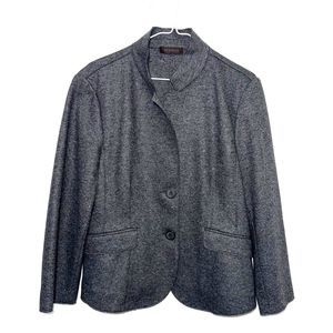 PESERICO Wool/Cashmere Blazer - Gray 48/US12